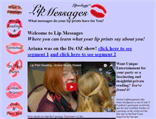 Tablet Screenshot of lipmessages.com